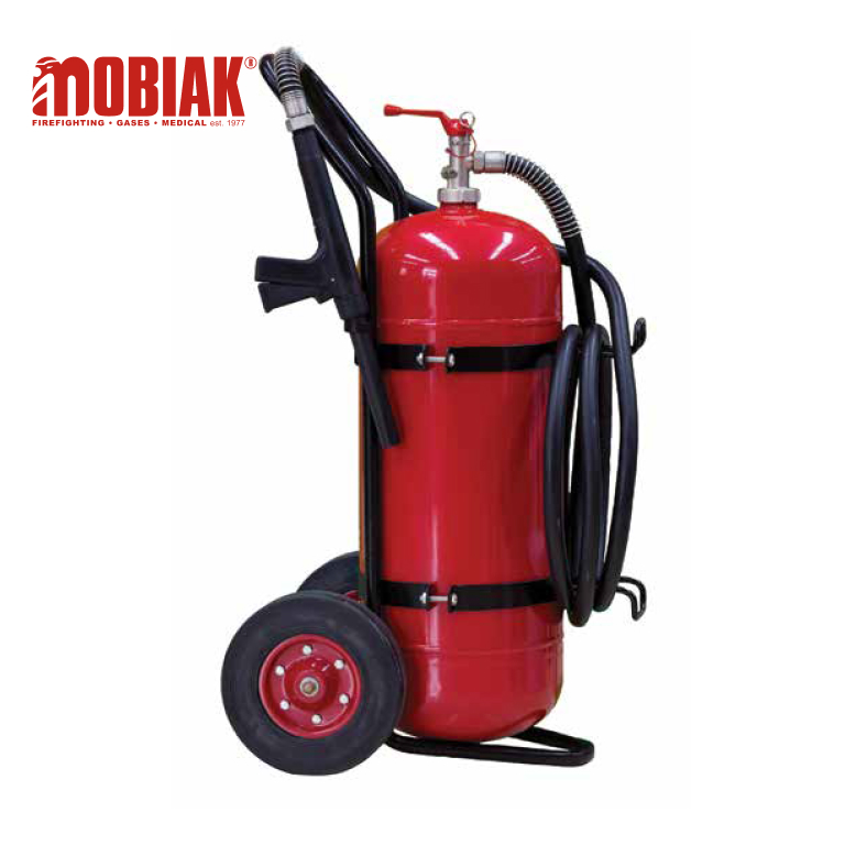 Trolley 50Lt Foam Fire Extinguisher – Mobiak