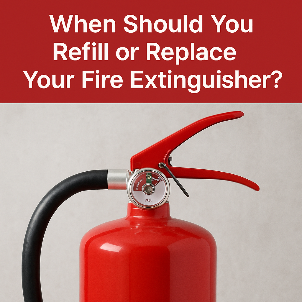 When Should You Refill or Replace Your Fire Extinguisher?